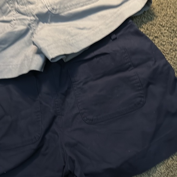 A New Day! 2 pair of shorts. Size 14 stretch. Blue/gray and dark navy blue! - Picture 8 of 10